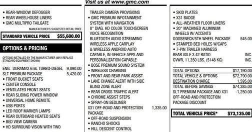 2021 GMC Sierra 2500 SLT