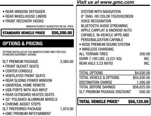 2020 GMC Sierra 1500 SLT