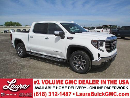 Summit White 2026 GMC Sierra 1500 SLT