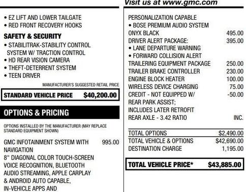 2022 GMC Canyon AT4 w/Leather