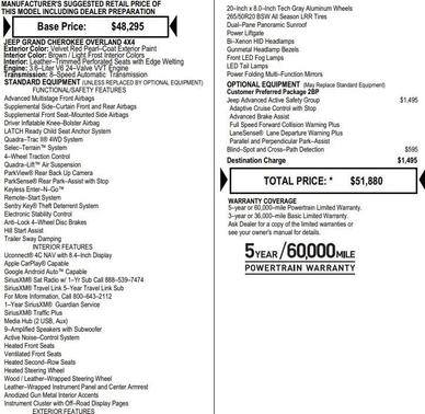 2018 Jeep Grand Cherokee Overland