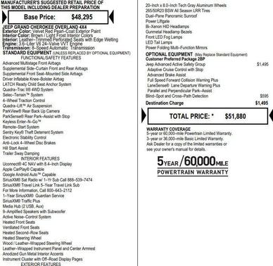 2018 Jeep Grand Cherokee Overland