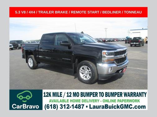 Black 2018 Chevrolet Silverado 1500 LT