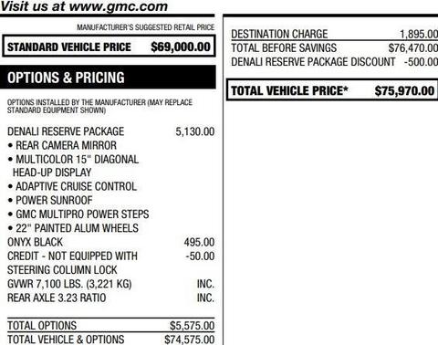 2023 GMC Sierra 1500 Denali