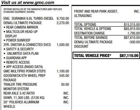 2023 GMC Sierra 2500 Denali