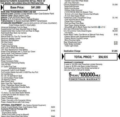 2021 RAM 2500 Tradesman