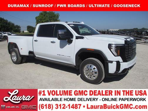Glacier White 2026 GMC Sierra 3500 Denali Ultimate
