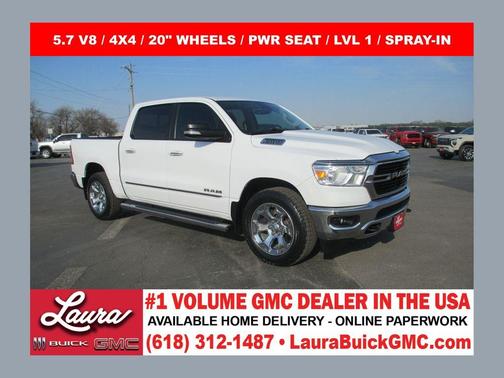 Bright White Clearcoat 2019 RAM 1500 Big Horn
