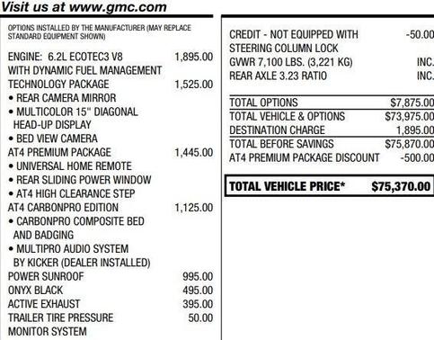 2024 GMC Sierra 1500 AT4