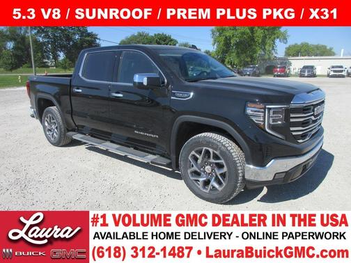Onyx Black 2026 GMC Sierra 1500 SLT