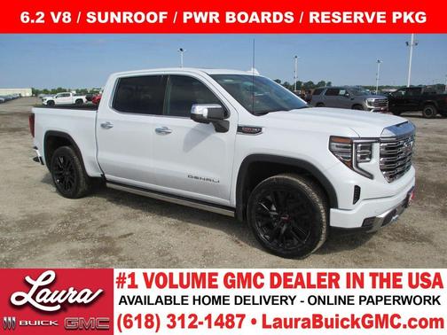 Glacier White 2026 GMC Sierra 1500 Denali