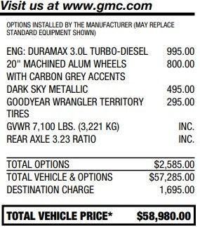 2021 GMC Sierra 1500 AT4