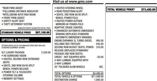 2023 GMC Yukon SLT