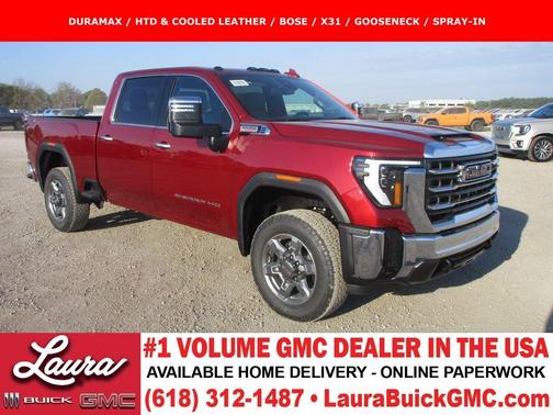 Volcanic Red 2026 GMC Sierra 2500 SLT
