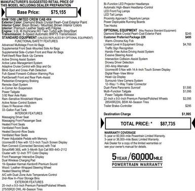 2025 RAM 1500 Limited