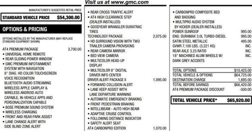 2021 GMC Sierra 1500 AT4