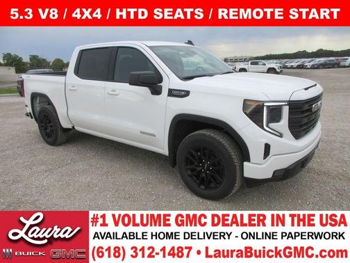Summit White 2026 GMC Sierra 1500 Elevation