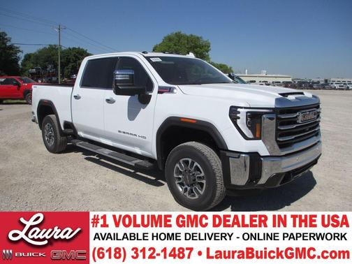 Glacier White 2026 GMC Sierra 2500 SLT