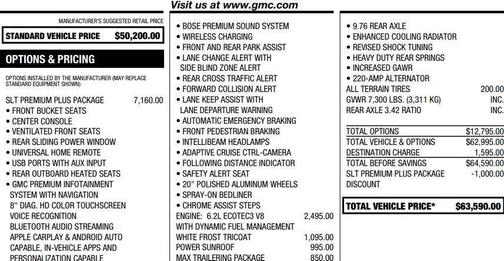 2020 GMC Sierra 1500 SLT