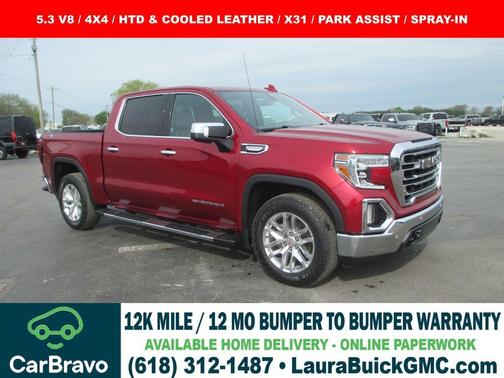 Cayenne Red Tintcoat 2021 GMC Sierra 1500 SLT