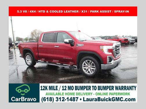 Cayenne Red Tintcoat 2021 GMC Sierra 1500 SLT