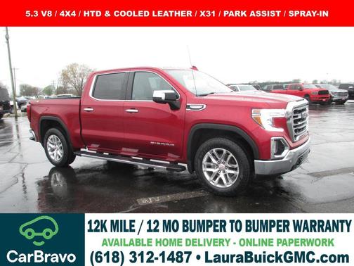 Cayenne Red Tintcoat 2021 GMC Sierra 1500 SLT