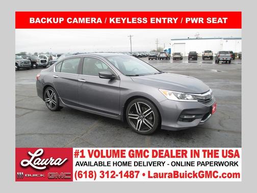 Modern Steel Metallic 2017 Honda Accord Sport