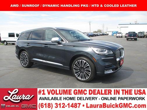 Flight Blue 2022 Lincoln Aviator Black Label AWD