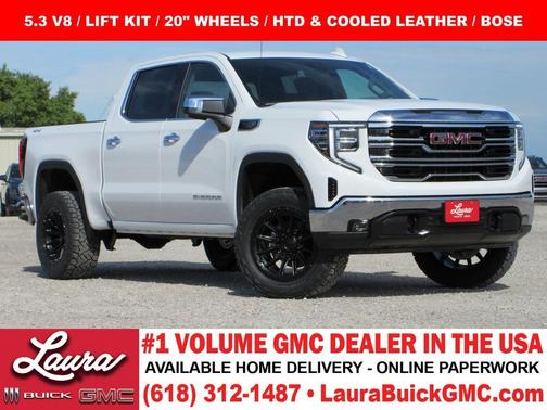 Summit White 2026 GMC Sierra 1500 SLT