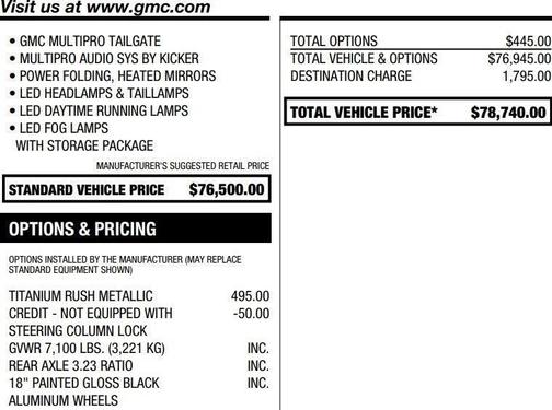 2022 GMC Sierra 1500 AT4X