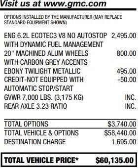 2021 GMC Sierra 1500 AT4