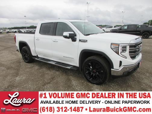 Summit White 2026 GMC Sierra 1500 SLT