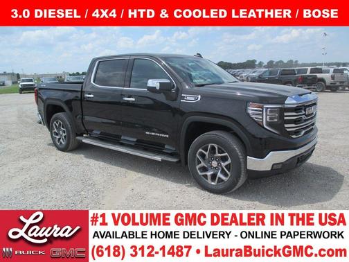 Onyx Black 2026 GMC Sierra 1500 SLT