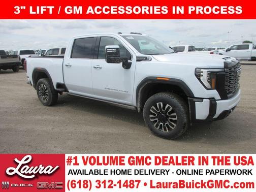 Glacier White 2026 GMC Sierra 2500 Denali Ultimate
