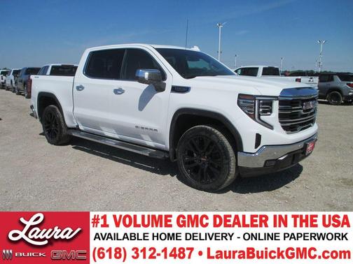 Summit White 2026 GMC Sierra 1500 SLT