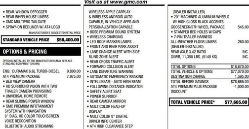 2021 GMC Sierra 2500 AT4