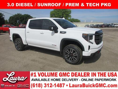 Summit White 2026 GMC Sierra 1500 AT4