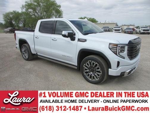 Glacier White 2026 GMC Sierra 1500 Denali Ultimate