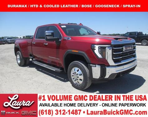 Volcanic Red 2026 GMC Sierra 3500 SLT