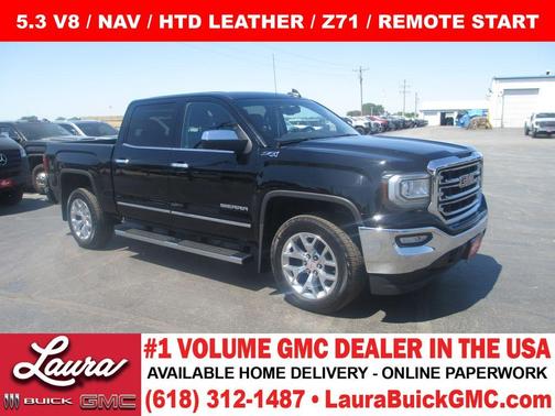 Onyx Black 2018 GMC Sierra 1500 SLT