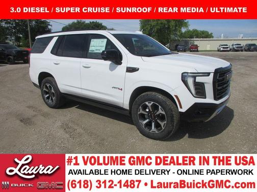 Summit White 2026 GMC Yukon AT4 Ultimate