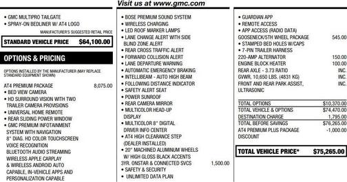 2023 GMC Sierra 2500 AT4