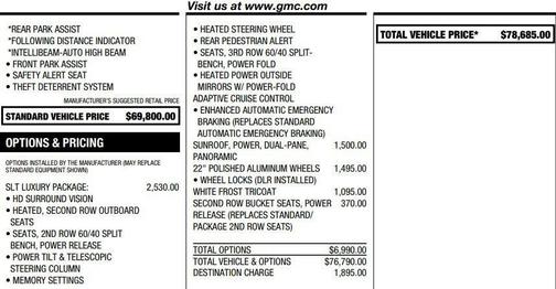 2023 GMC Yukon XL SLT