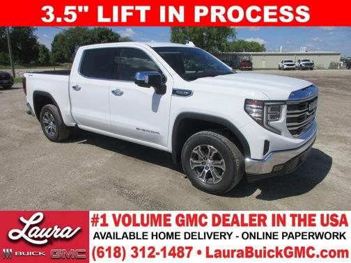 Summit White 2026 GMC Sierra 1500 SLT