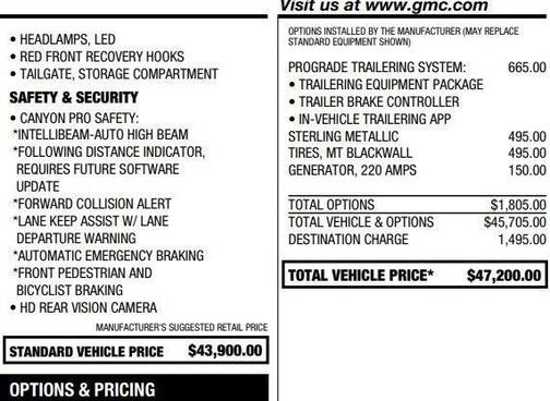 2023 GMC Canyon AT4