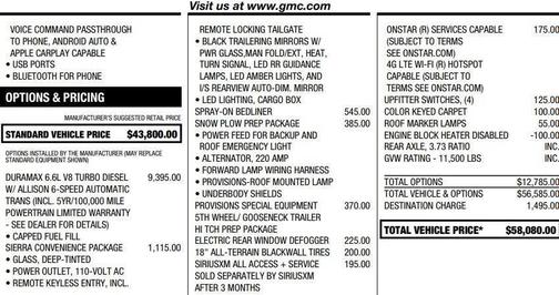 2019 GMC Sierra 3500 Base