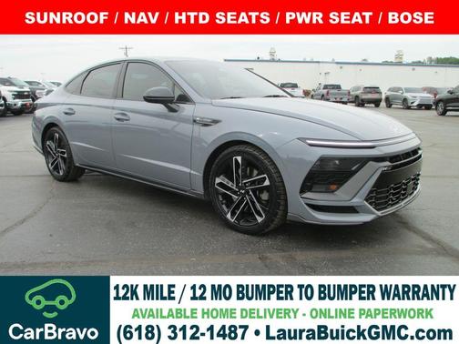 Blue 2024 Hyundai SONATA N Line