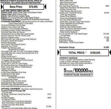 2025 RAM 2500 Limited