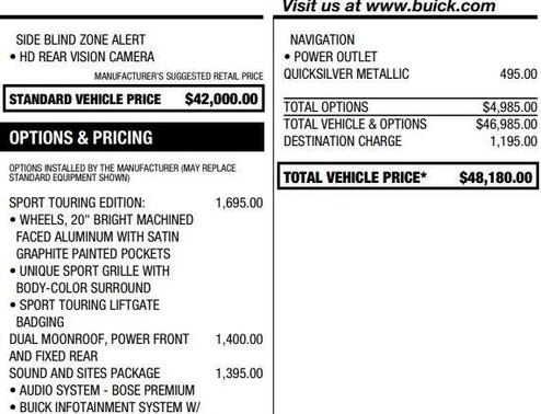 2020 Buick Enclave Essence