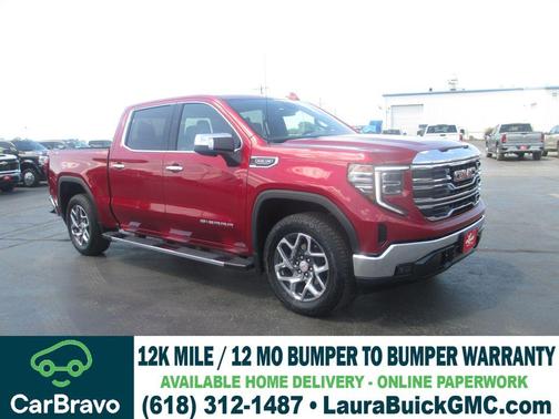 Volcanic Red 2023 GMC Sierra 1500 SLT
